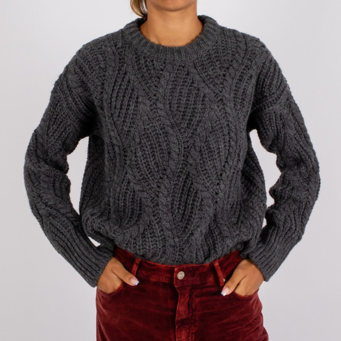 Pull avec torsade col rond Edith