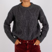 Pull avec torsade col rond Edith