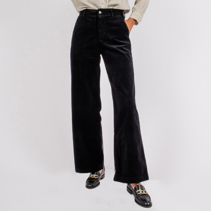Pantalon Large en Velours côtelé Pacifie
