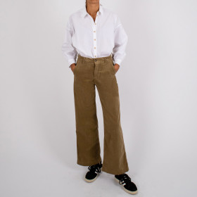 Pantalon Large en Velours côtelé Pacifie
