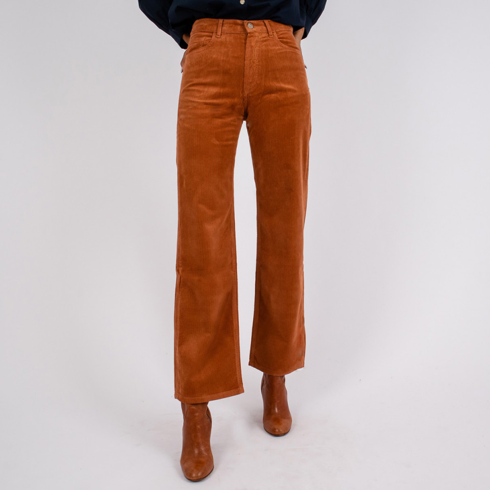 Pantalon évasé en coton Pyla