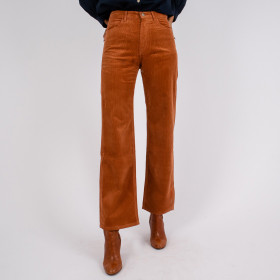 Pantalon évasé en coton Pyla