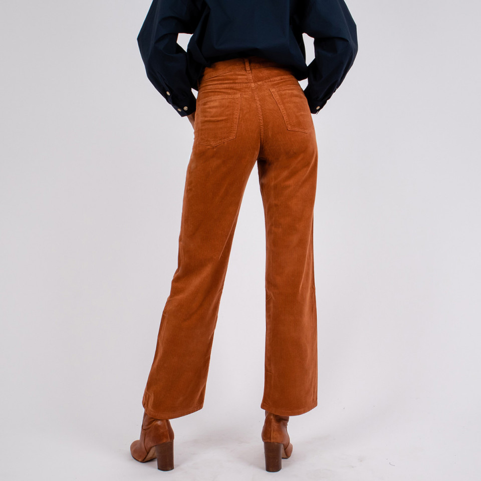 Pantalon évasé en coton Pyla