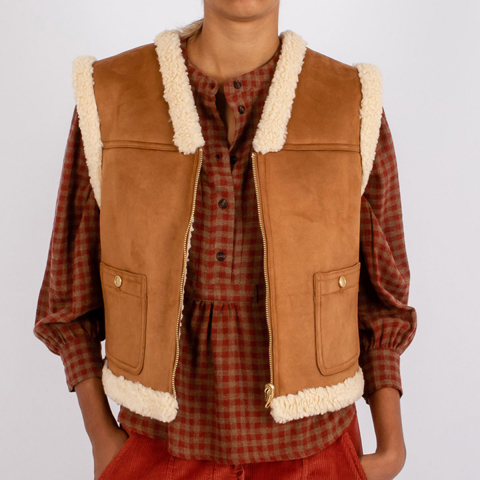 Veste sans manche réversible Carolina