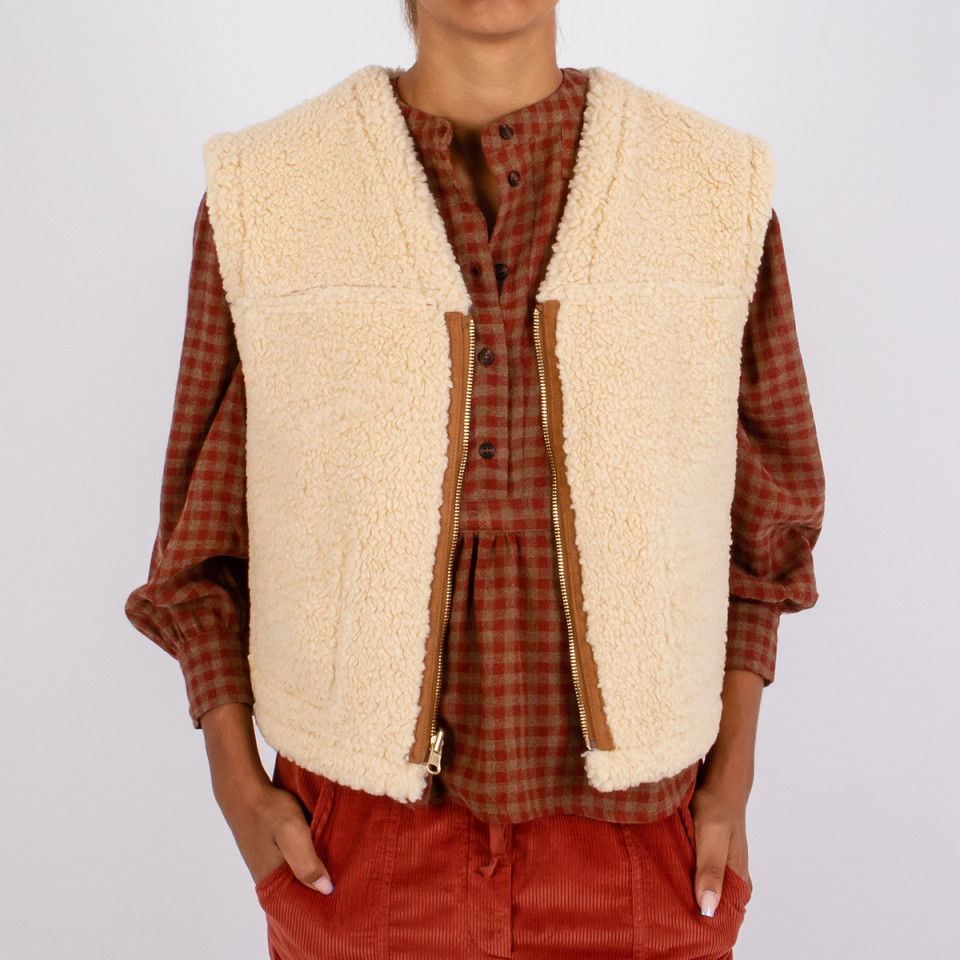 Veste sans manche réversible Carolina