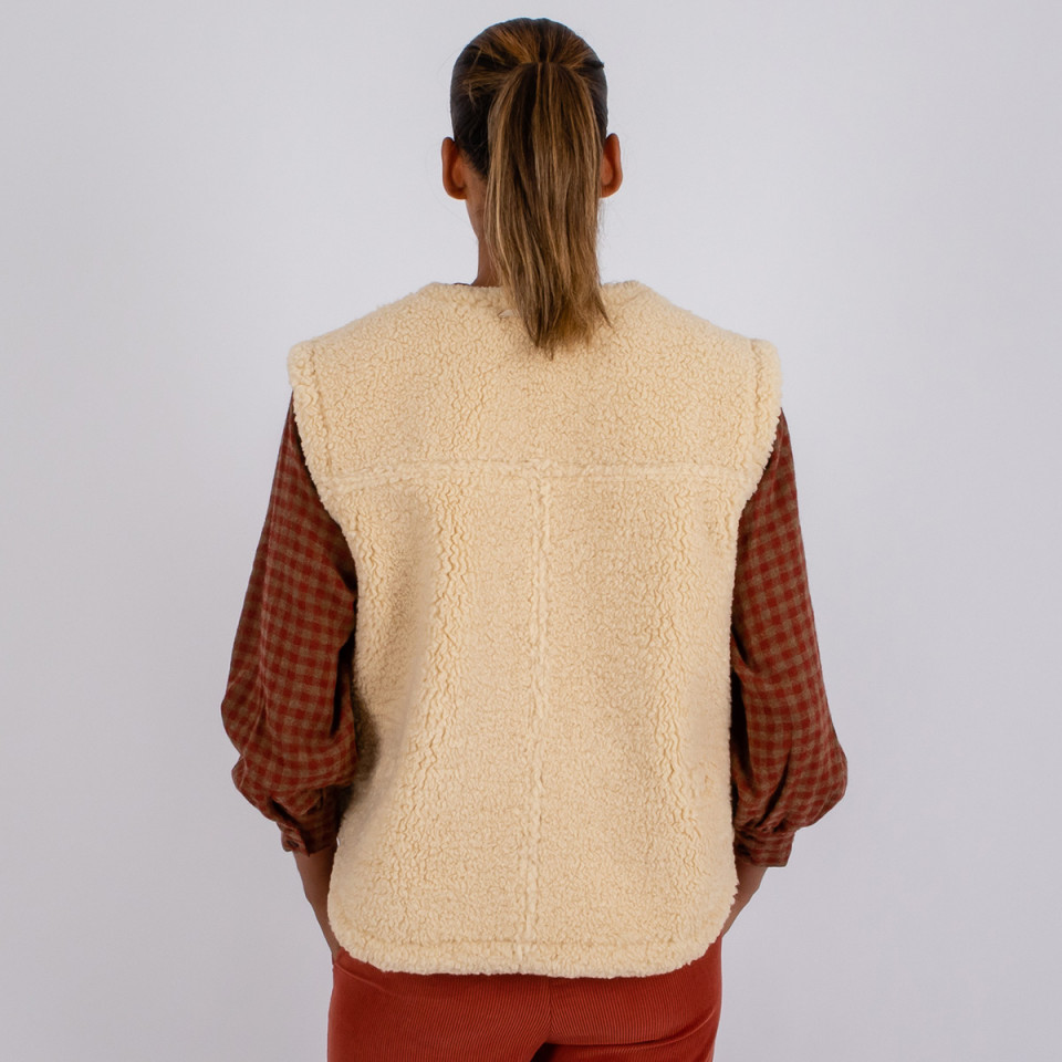 Veste sans manche réversible Carolina