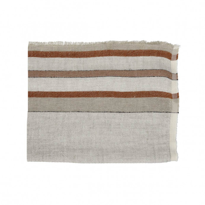 Nappe / plaid BRUNELLO en Lin - 170x130