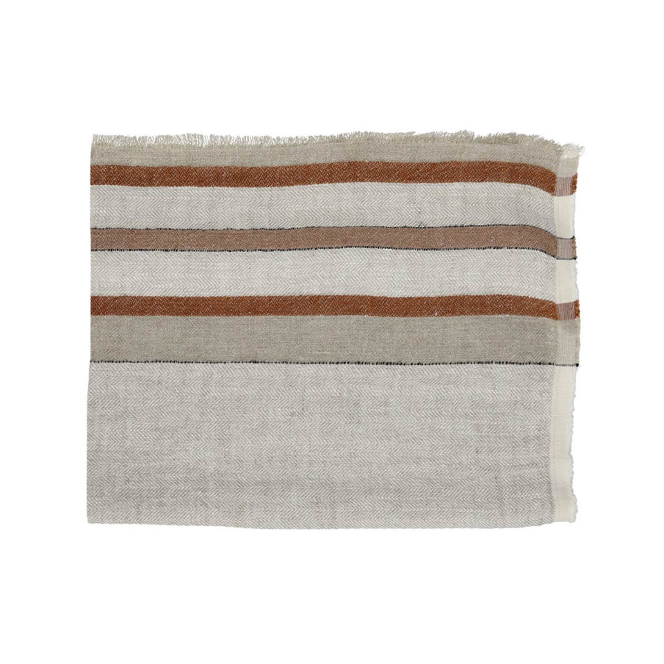 Nappe / plaid BRUNELLO en Lin - 170x130
