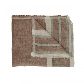 Nappe / plaid BRUNELLO en Lin - 170x130