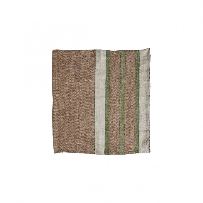 Pomax Serviette de table BRUNELLO en Lin - 40x40