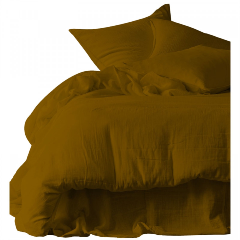 Housse de Couette DILI en Gaze de Coton Lavé