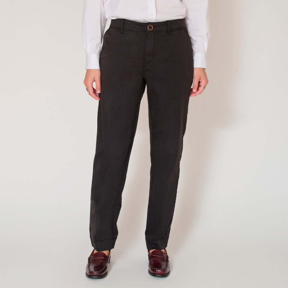 Pantalon Toile Coupe Boyfriend Picasso