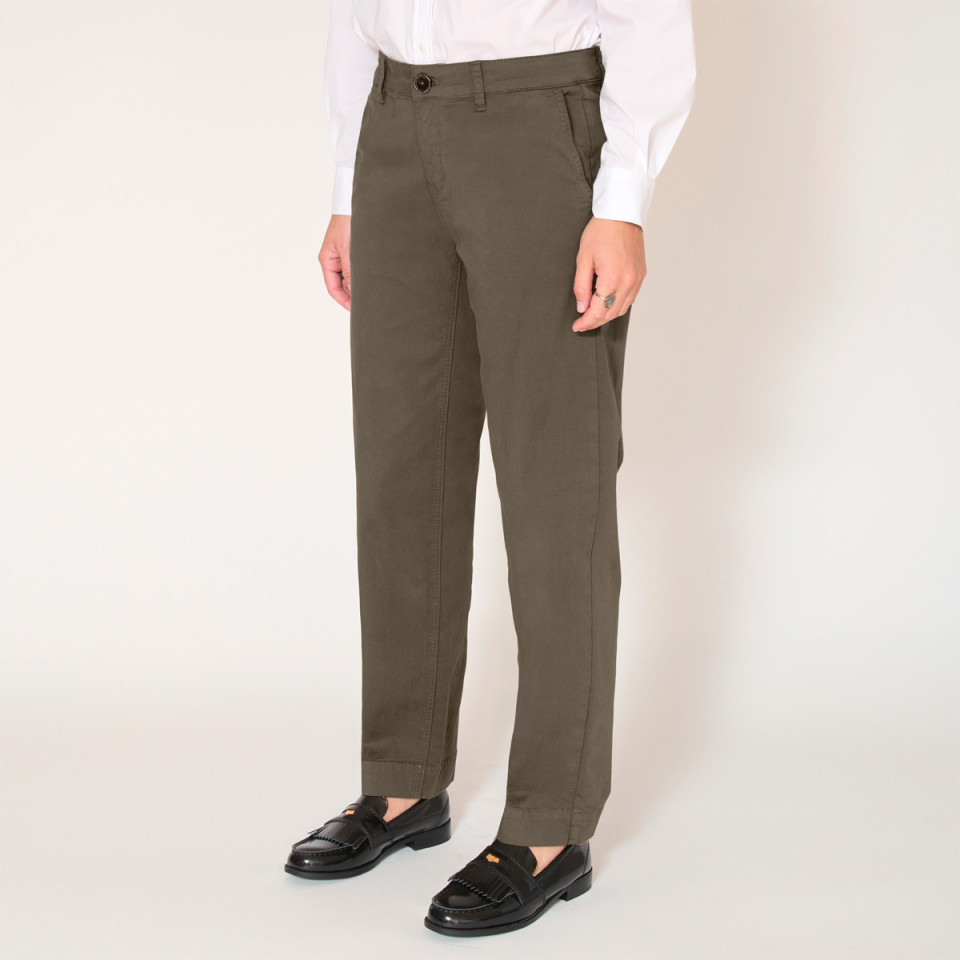 Pantalon Toile Coupe Boyfriend Picasso