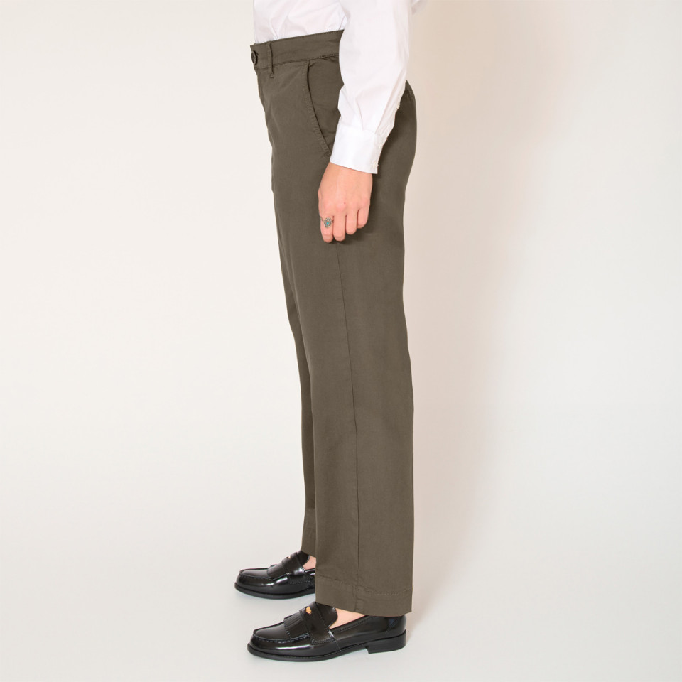 Pantalon Toile Coupe Boyfriend Picasso