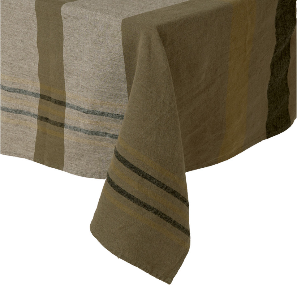 Nappe de Table en Lin et Coton à Carreaux AALBORG
