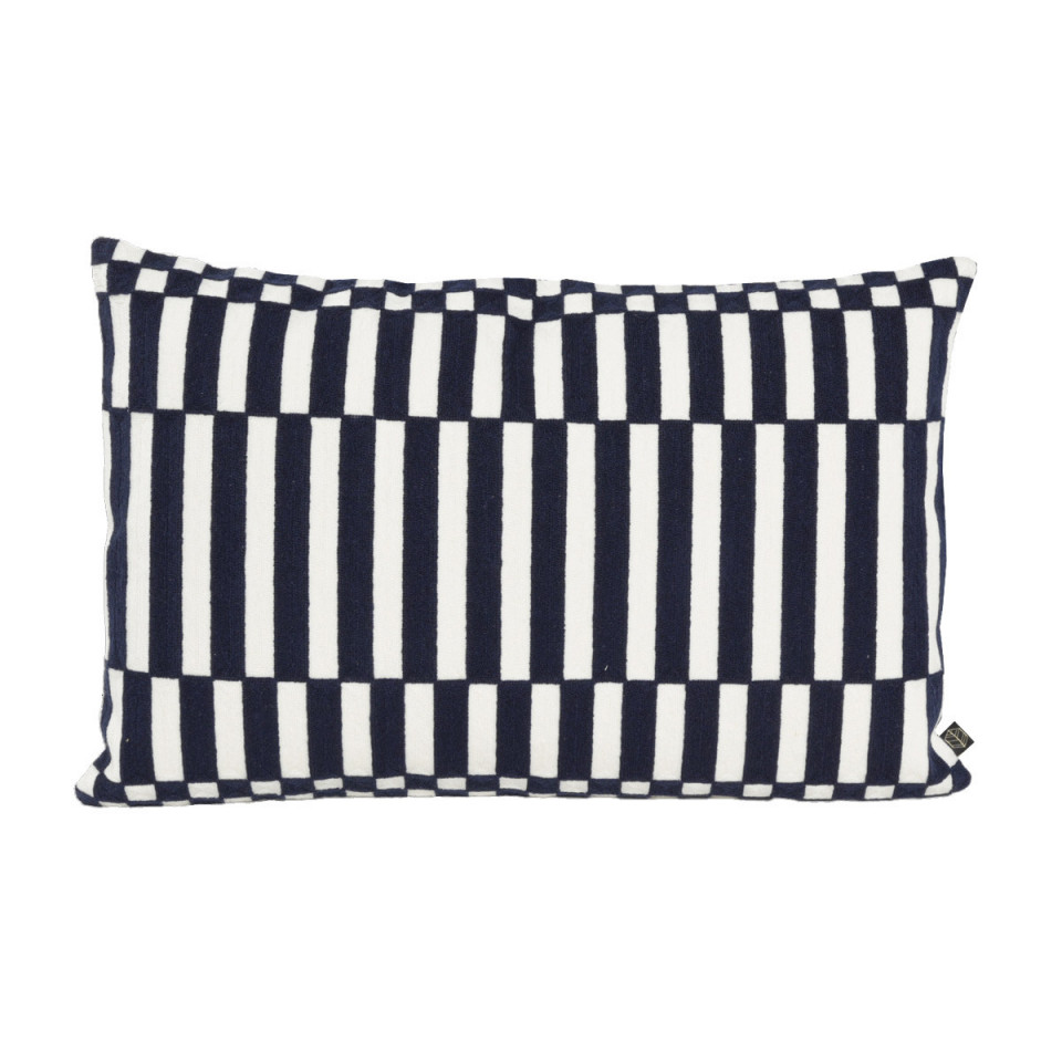 copy of Housse de Coussin CANCUN en Coton Brodé NOIR 