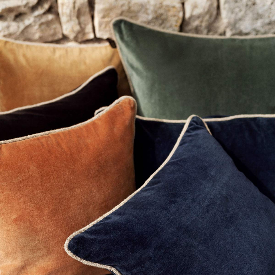 Housse de Coussin NEW DELHI en Velours  