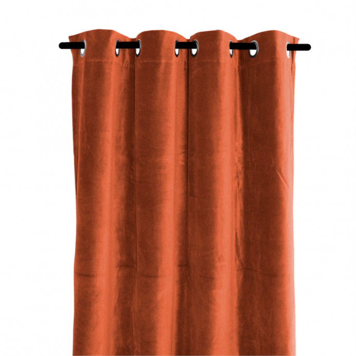 Harmony Textile - Haomy Rideaux DELHI en Velours avec Oeillets - 13...