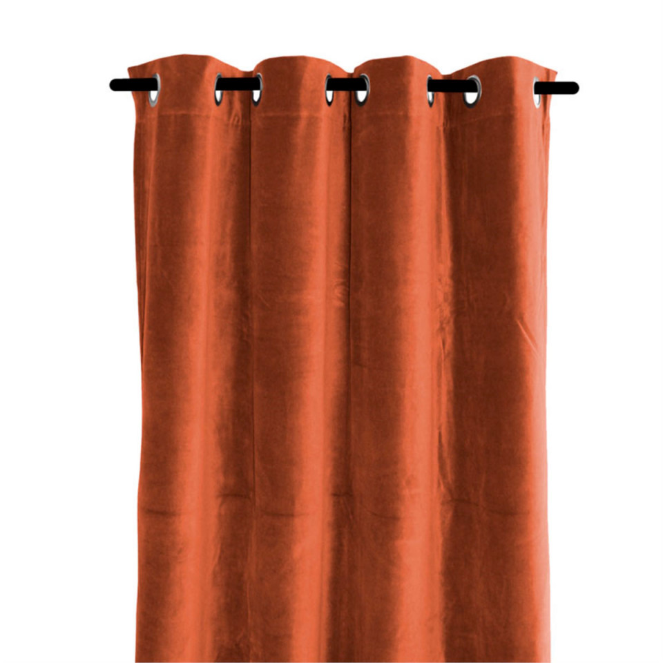 Rideaux DELHI en Velours avec Oeillets - 135X300