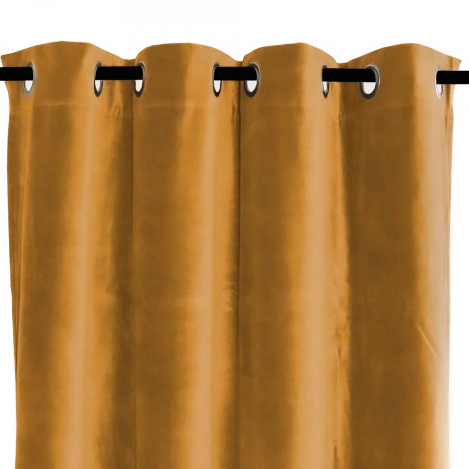 Rideaux DELHI en Velours avec Oeillets - 135X300