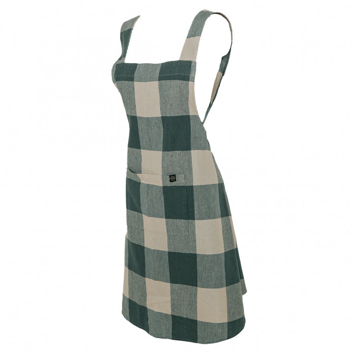 Harmony Textile - Haomy Tablier de Cuisine PALMA II en Lin Lavé