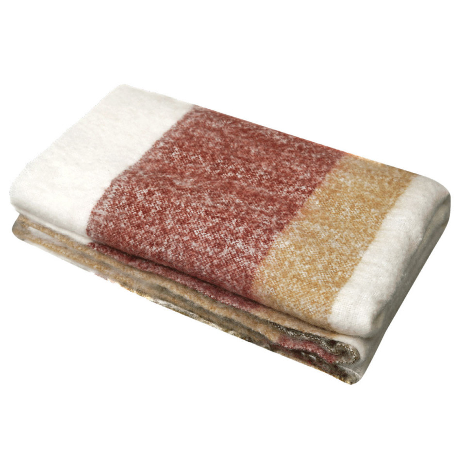 Plaid Rayé en Laine CALYPSO 