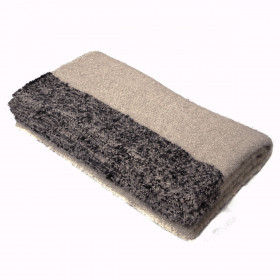 Plaid Doux ASPEN en Laine et Fibres Mixtes - 130x200