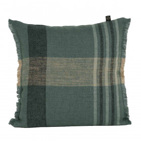 Housse de Coussin en Lin et Coton à Carreaux AALBORG - Disponible en Plusieurs Tailles et Coloris  