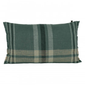 Housse de Coussin en Lin et Coton à Carreaux AALBORG - Disponible en Plusieurs Tailles et Coloris  