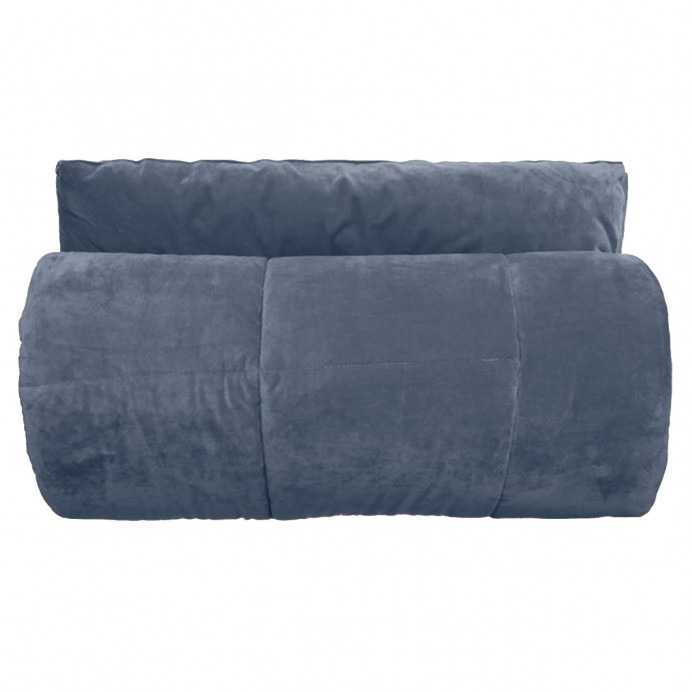 Chemin de Lit MOKI en Velours Matelassé 80x240 - VENT DU SUD
