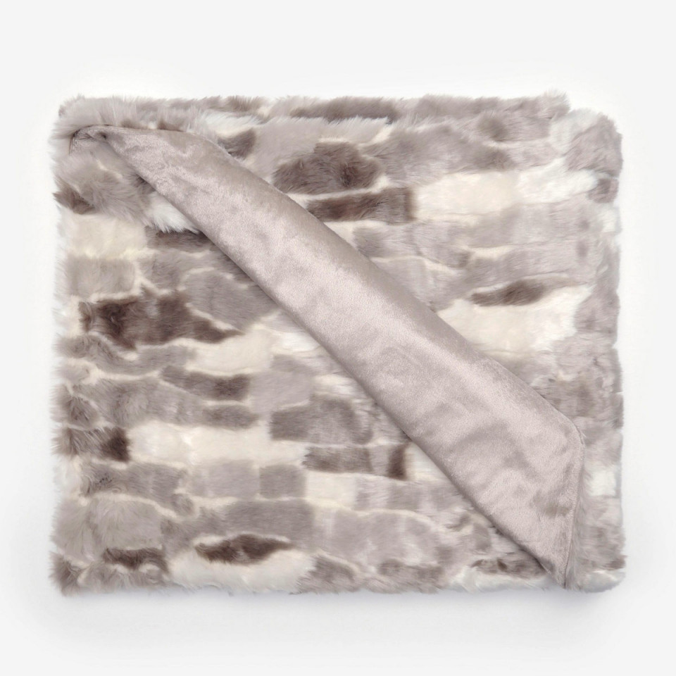 Plaid LYNX Fausse Fourrure 150X200 