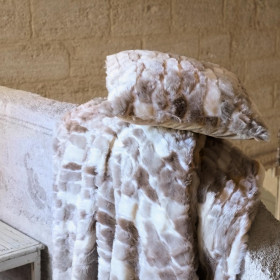 Plaid LYNX Fausse Fourrure 150X200 