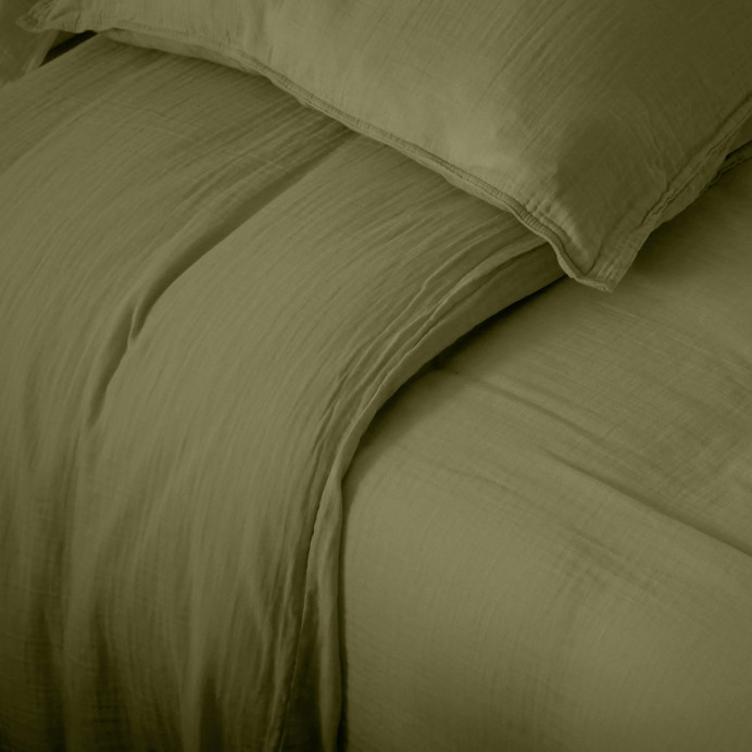 Vent du Sud Drap Plat MILOS en Gaze de Coton - 270X300