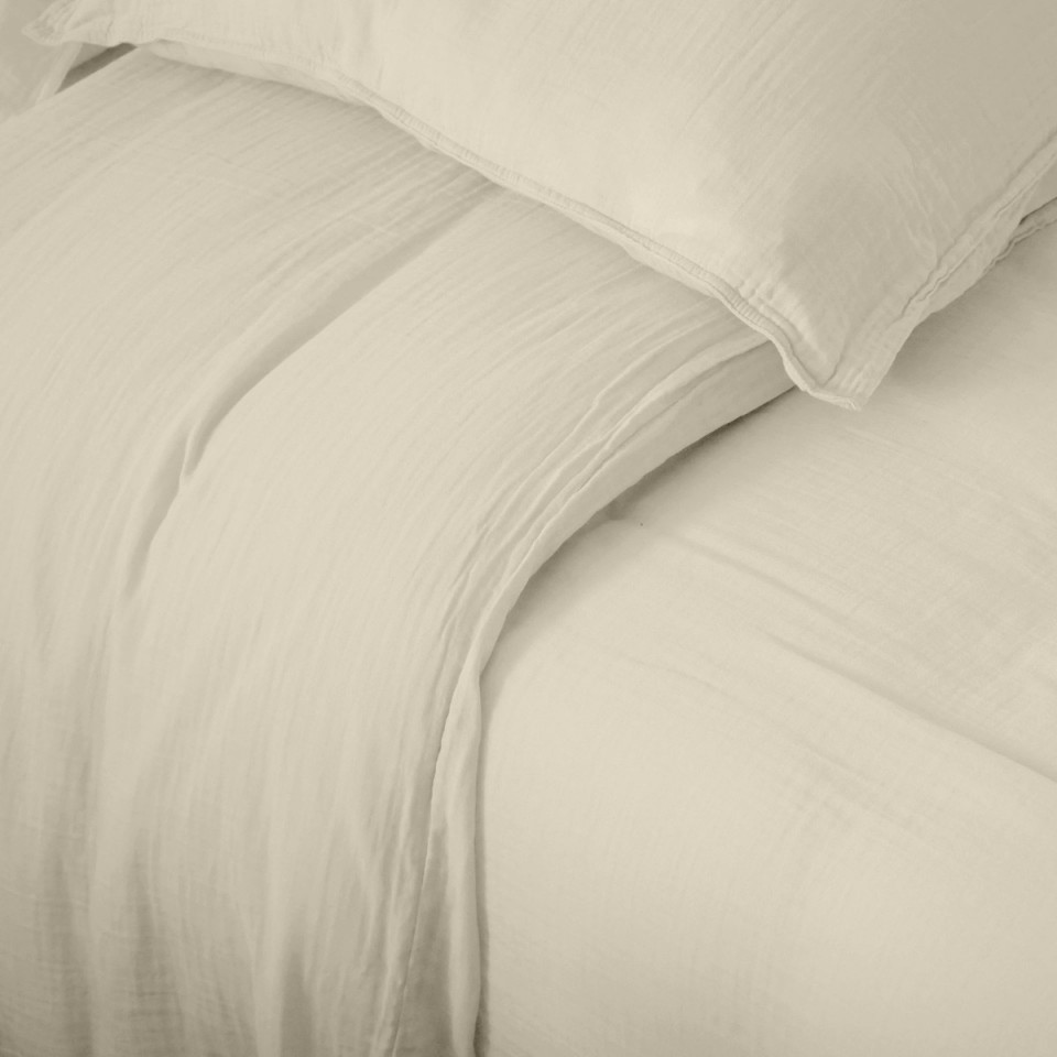 Drap Housse MILOS en Gaze de Coton