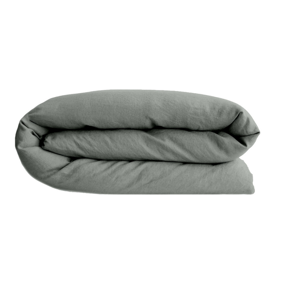 Housse de Couette 100% Coton Lavé PALACE Forme Bouteille   