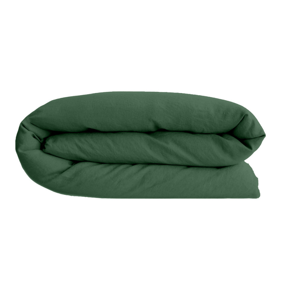 Housse de Couette 100% Coton Lavé PALACE Forme Bouteille   