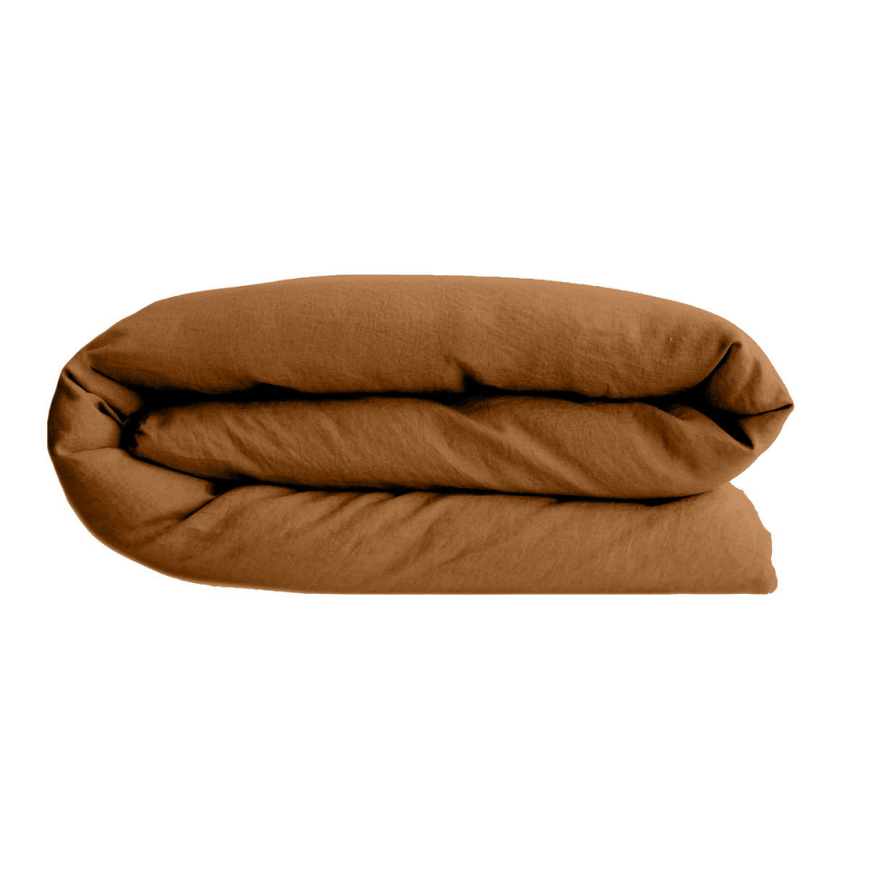 Housse de Couette 100% Coton Lavé PALACE Forme Bouteille   