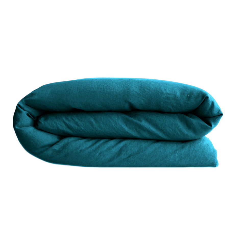Housse de Couette 100% Coton Lavé PALACE Forme Bouteille   