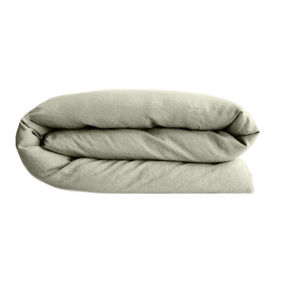 Housse de Couette 100% Coton Lavé PALACE Forme Bouteille   