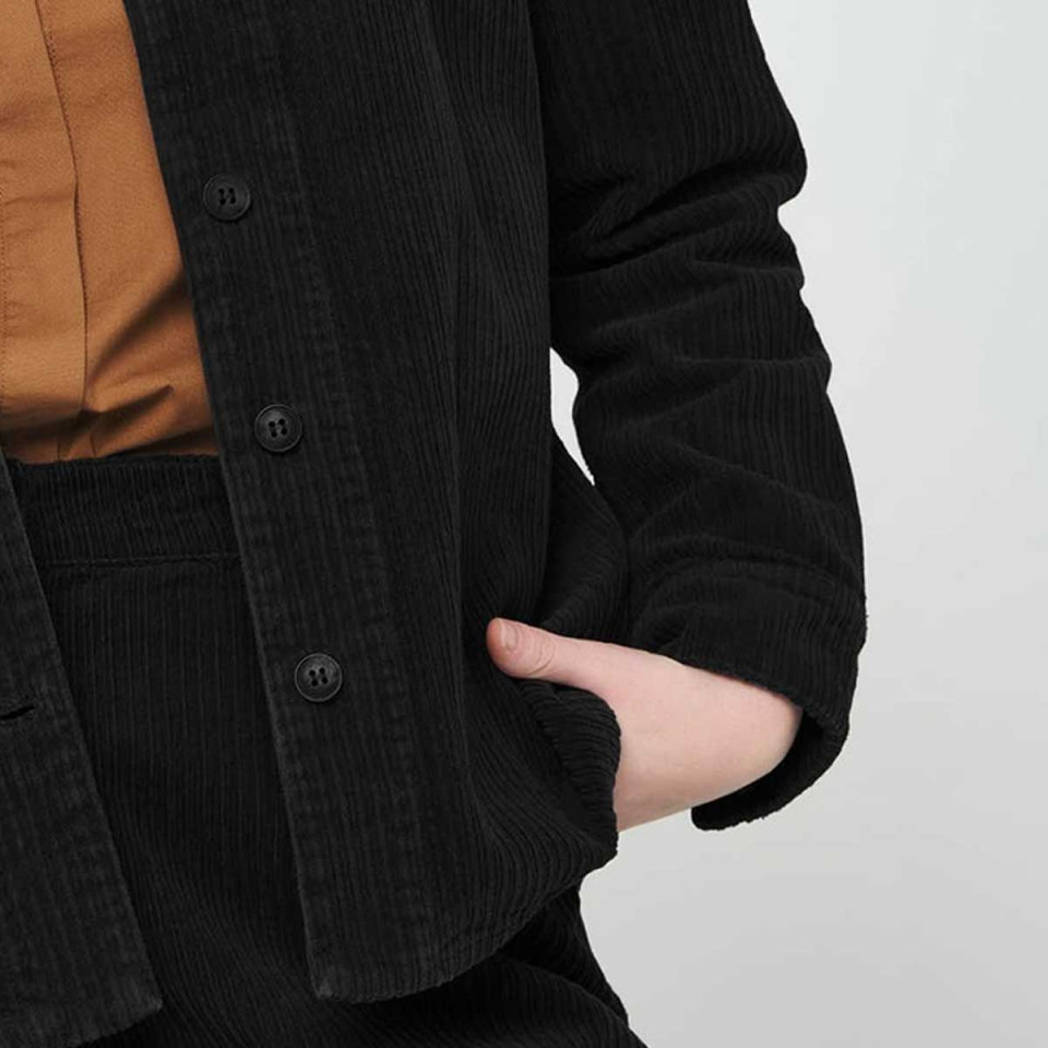 Veste surchemise en velours BRUME