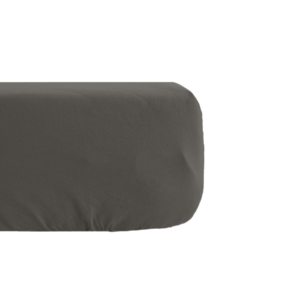 Drap Housse PALACE en Coton Lavé    
