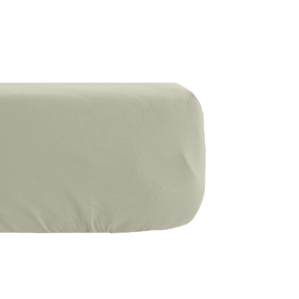 Drap Housse PALACE en Coton Lavé    