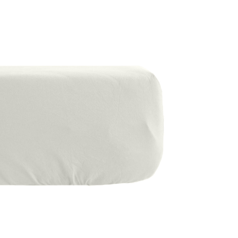 Drap Housse PALACE en Coton Lavé    