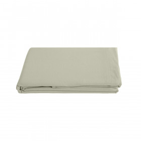 Drap Plat PALACE en Coton Lavé   