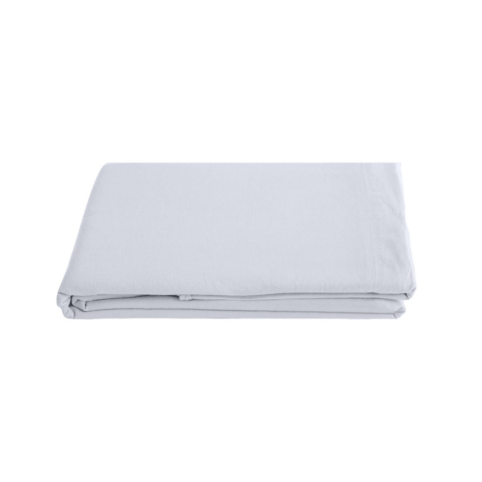 Drap Plat PALACE en Coton Lavé   