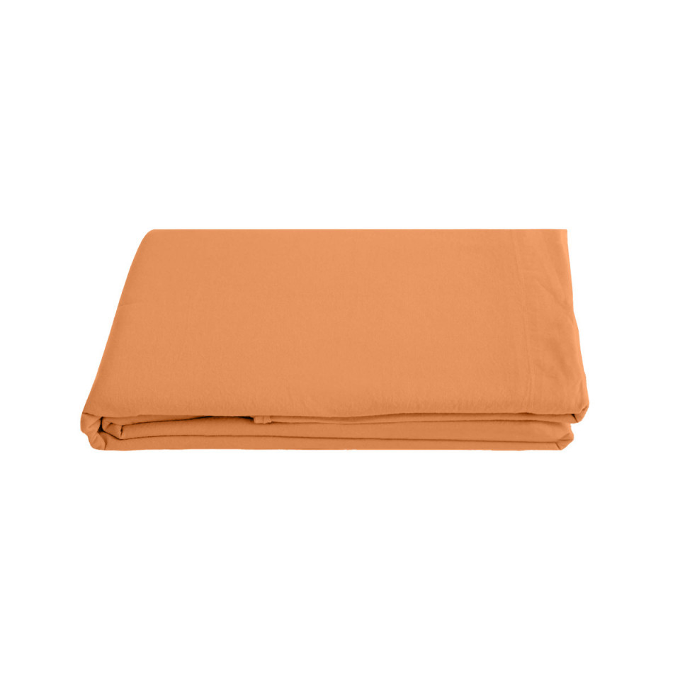 Drap Plat PALACE en Coton Lavé   