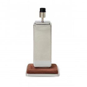 Pied de Lampe Brut Chrome 