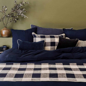 Housse de Couette DILI en Gaze de Coton Lavé