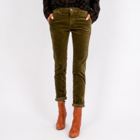 Pantalon en velours ras STRAUSS - Hod Paris