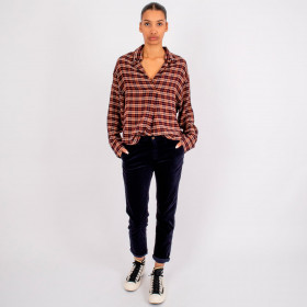 Pantalon en velours ras STRAUSS - Hod Paris